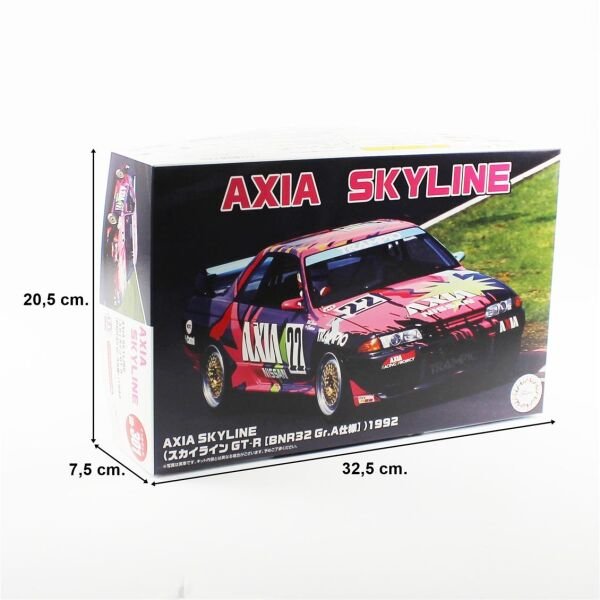 Fujimi ID-301 04754 1/24 Ölçek, Nissan AXIA Skyline (Skyline GT-R [BNR32 Gr.A]) 1992, Yarış Aracı Plastik Model Kiti