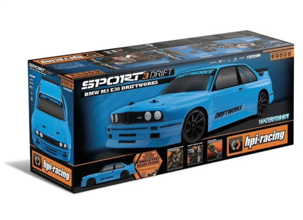 HPI Racing 1/10 Sport 3 Drift BMW E30 Driftworks