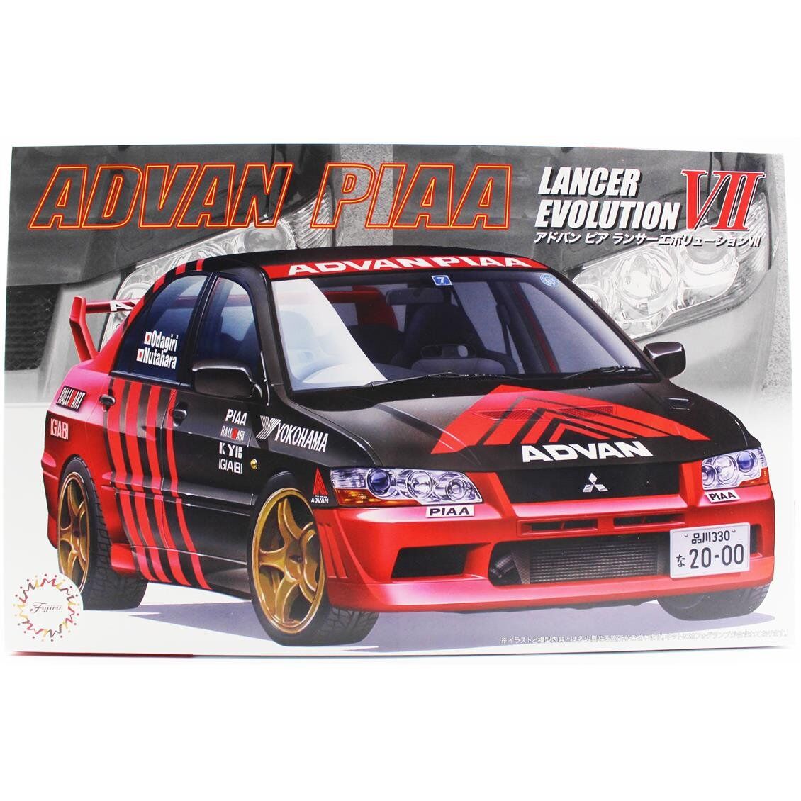 Fujimi ID-307 04762 1/24 Ölçek, Mitsubishi Advan-Piaa Lancer Evolution VII, Yarış AracıPlastik Model Kiti