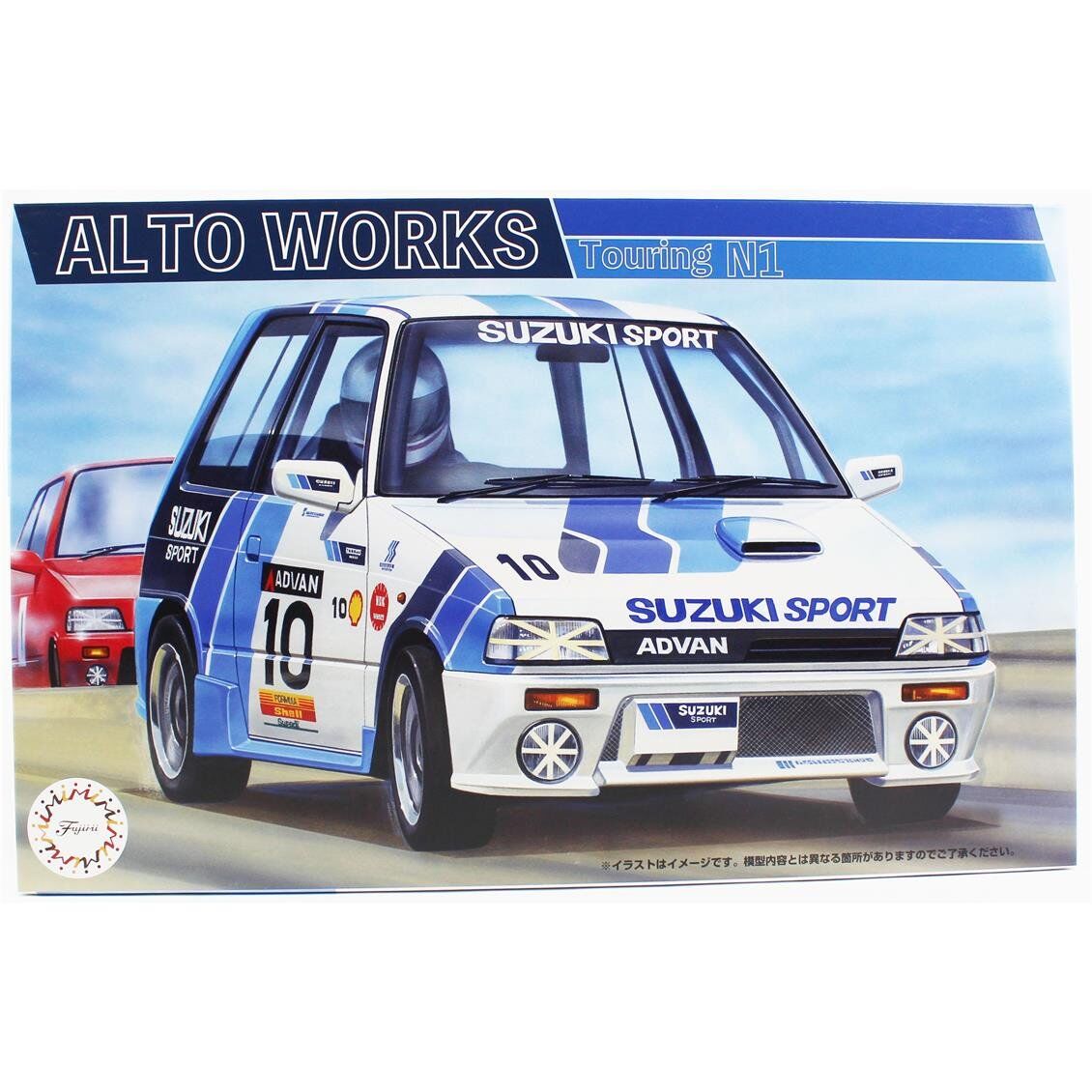 Fujimi ID-310 04765 1/24 Ölçek, Suzuki Alto Works Touring N1, Yarış Aracı Plastik Model Kiti