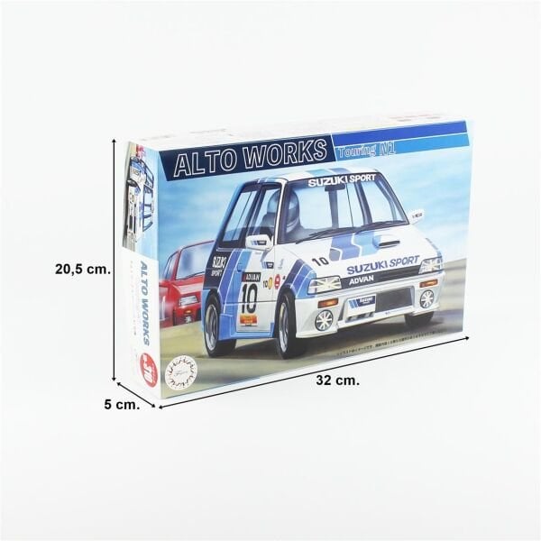 Fujimi ID-310 04765 1/24 Ölçek, Suzuki Alto Works Touring N1, Yarış Aracı Plastik Model Kiti