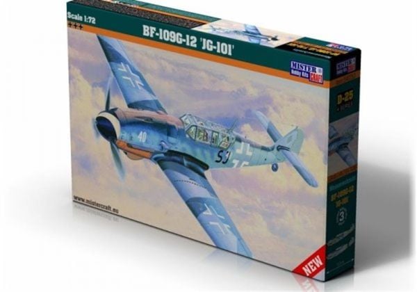 Mistercraft D025 1/72 Ölçek, BF-109G-101 Savaş Uçağı, Plastik Model kiti