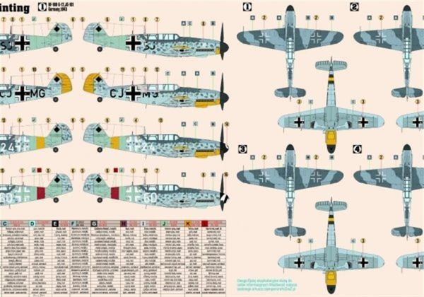 Mistercraft D025 1/72 Ölçek, BF-109G-101 Savaş Uçağı, Plastik Model kiti