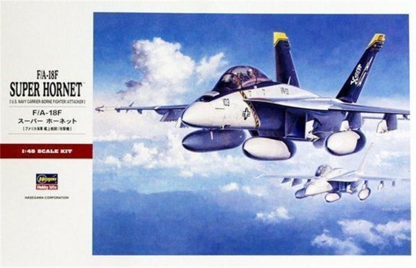 Hasegawa PT38 7238 1/48 Ölçek, F/A-18F Super Hornet, Savaş Uçağı, Plastik Model kiti