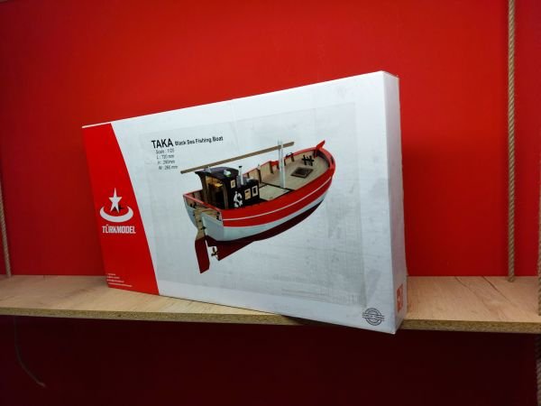 Türkmodel-Taka ” Black Sea Fishing Boat “ 1/20 R/C Convertable