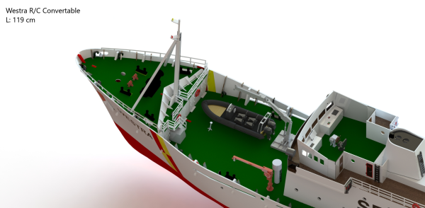 Türkmodel FBV WESTRA “Scottish Fisher Protection Vessel” R/C 1/50