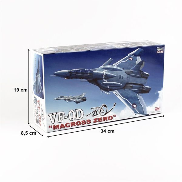 Hasegawa 18 65718 1/72 Ölçek, VF-0D (Macross Zero), Macross-Robotech TV Serisi, Bilim Kurgu, Plastik Model kiti