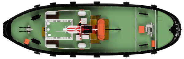 Elbehafen 1 ” Ice Breaking Tug Boat ” 1/50