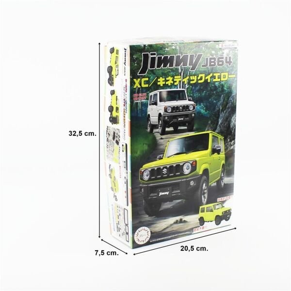 Fujimi C-NX-17 06633 1/24 Ölçek, Suzuki Jimny JB64 (XC/Kinetic Yellow), Cip Plastik Model Kiti