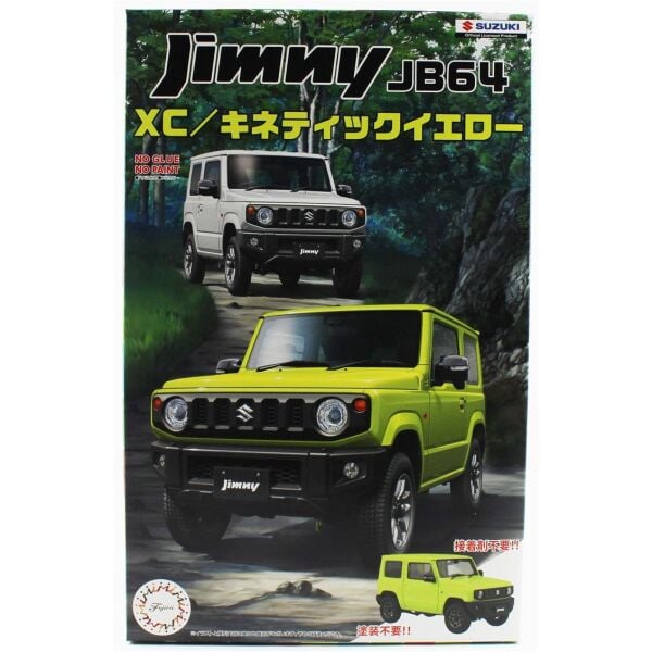 Fujimi C-NX-17 06633 1/24 Ölçek, Suzuki Jimny JB64 (XC/Kinetic Yellow), Cip Plastik Model Kiti