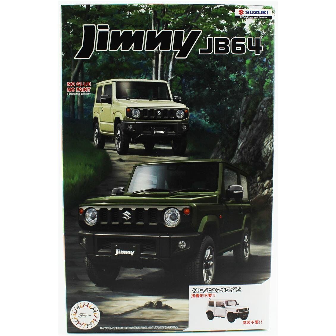 Fujimi C-NX-18 06634 1/24 Ölçek, Suzuki Jimny JB64 (XC/Pure White), Cip Plastik Model Kiti