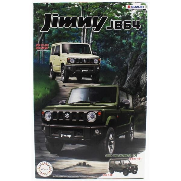 Fujimi C-NX-19 06635 1/24 Ölçek, Suzuki Jimny JB64(XC / Jungle Green), Cip Plastik Model Kiti