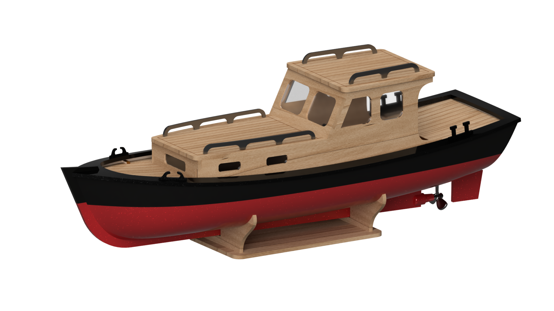 Kabinli Sandal 1:35 (Motor Boat)