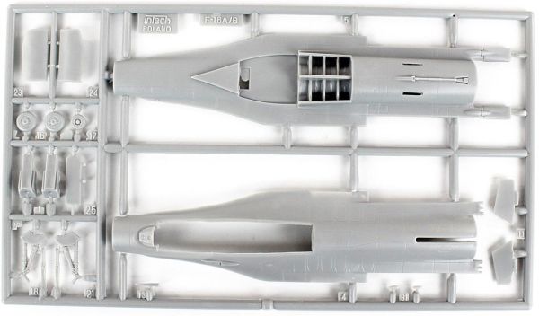 Mistercraft D082 1/72 Ölçek, F-16D-30 (Spadahlem A.B.) Savaş Uçağı, Plastik Model kiti