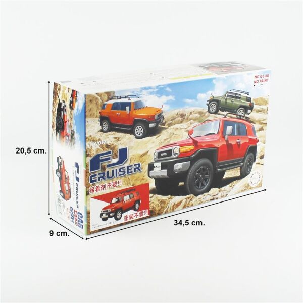 Fujimi C-NX-9 EX-4 06637 1/24 Ölçek, Toyota FJ Cruiser (Red Color Package Type), Cip Plastik Model Kiti