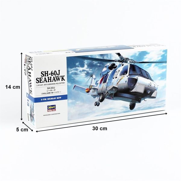 Hasegawa D13 1443 1/72 Ölçek, SH-60J Seahawk Helikopter, Plastik Model kiti