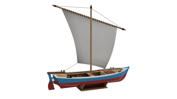 Yelkenli Sandal 1:35 (Sail Boat)