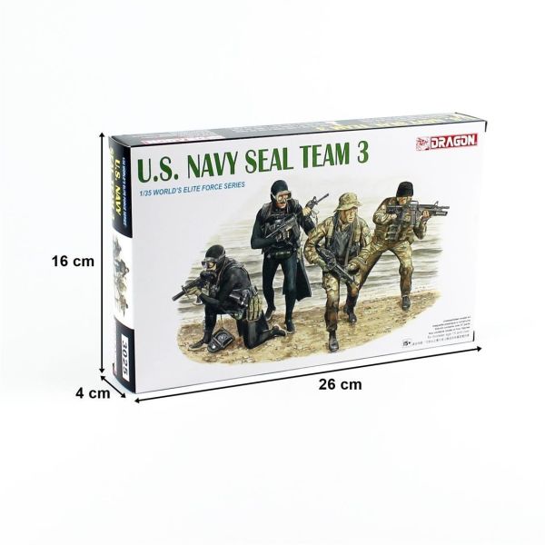 Dragon 3025 1/35 Ölçek, Amerikan Donanması, Vietnam Seal Ekibi-3, Plastik Model Kiti