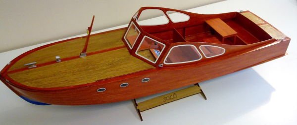 Nordic Class Boats-Solö ” Swedish Retro Speed Boat ” 1/10