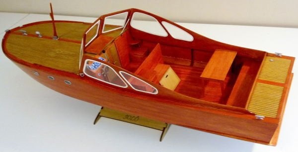 Nordic Class Boats-Solö ” Swedish Retro Speed Boat ” 1/10