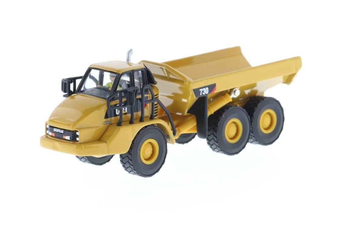 Diecast Masters 85130 1/87 Ölçek, Cat 730 Belden Kırmalı Kamyon, Sergilemeye Hazır Metal İş Makinası Modeli