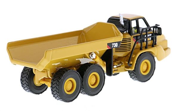 Diecast Masters 85130 1/87 Ölçek, Cat 730 Belden Kırmalı Kamyon, Sergilemeye Hazır Metal İş Makinası Modeli