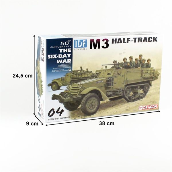 Dragon 3569 1/35 Ölçek, IDF M3 Yarı Paletli Personel Taşıyıcı Plastik Model Kiti