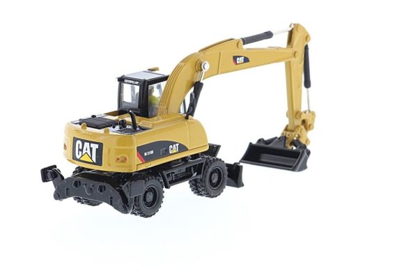 Diecast Masters 85177 1/87 Ölçek, Cat M318D Tekerlekli Ekskavatör, Sergilemeye Hazır Metal İş Makinası Modeli