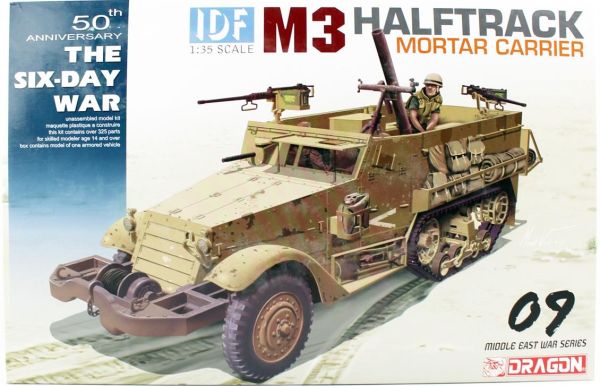 Dragon 3597 1/35 Ölçek, IDF M3 Yarı Paletli Havan Topu Taşıyıcı Plastik Model Kiti