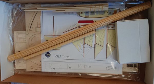 Nordic Class Boats-Vega Schooner ” Sailing Ship ” 1/35