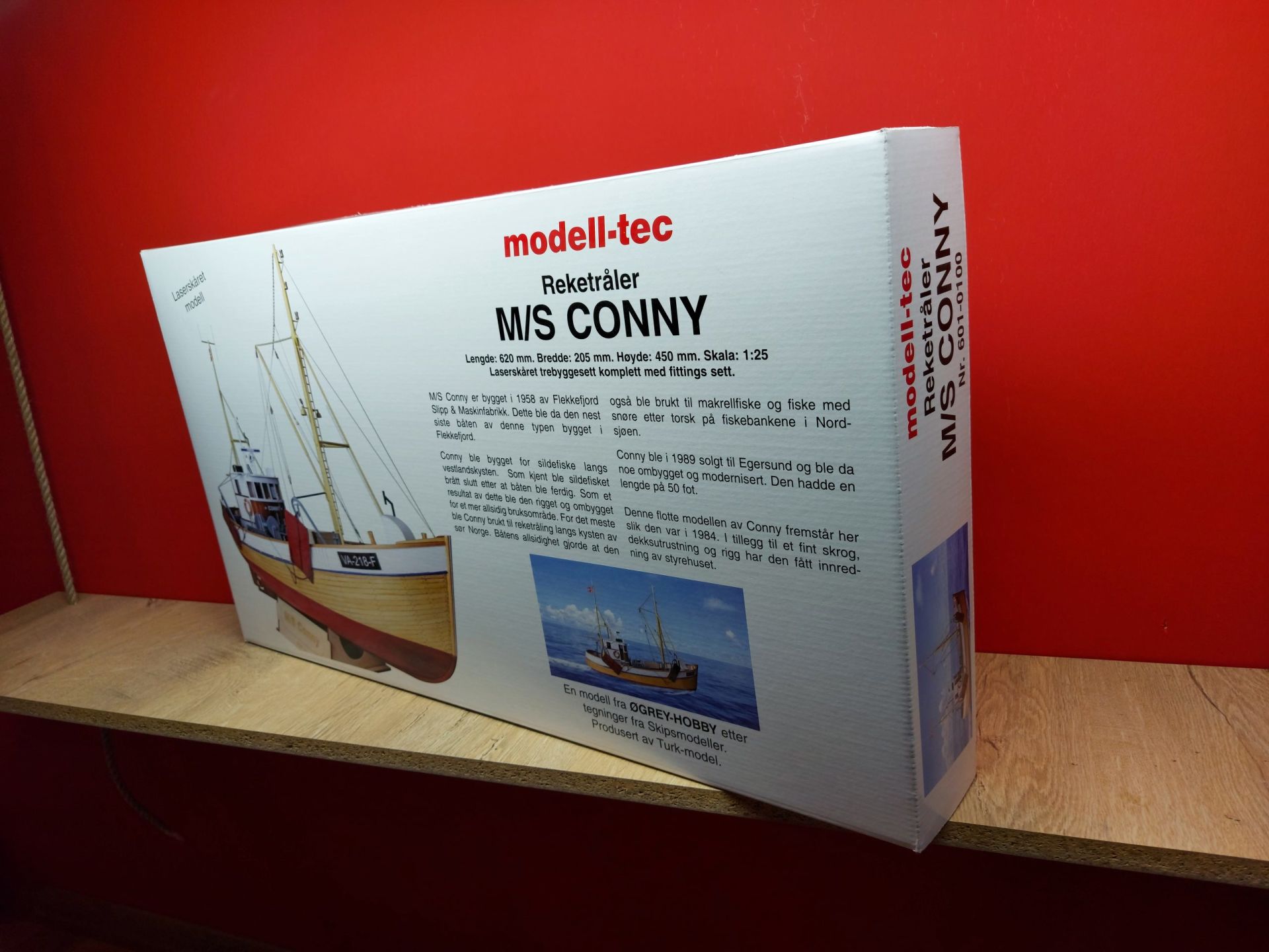 Modell-tec-Conny ” Nordic Fishing Boat ” 1/25 R/C Convertable