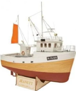 Modell-tec-Jeanett ” Nordic Fishing Boat ” 1/25 R/C Convertable