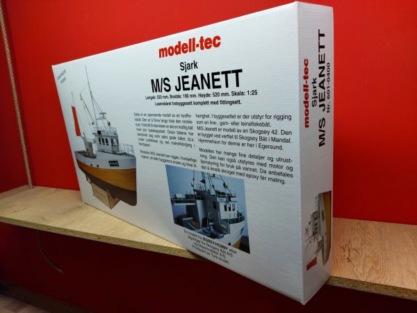 Modell-tec-Jeanett ” Nordic Fishing Boat ” 1/25 R/C Convertable