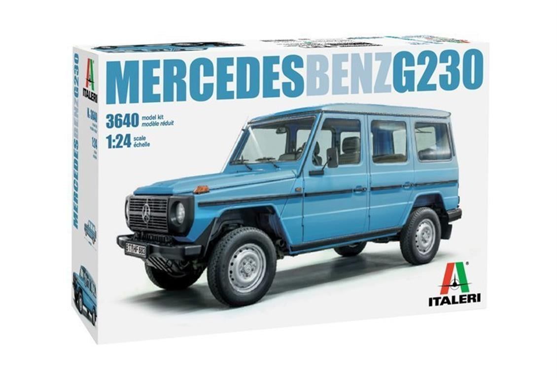 Italeri 3640S 1/24 Ölçek, Mercedes-Benz G230 Jeep, Plastik Model kiti