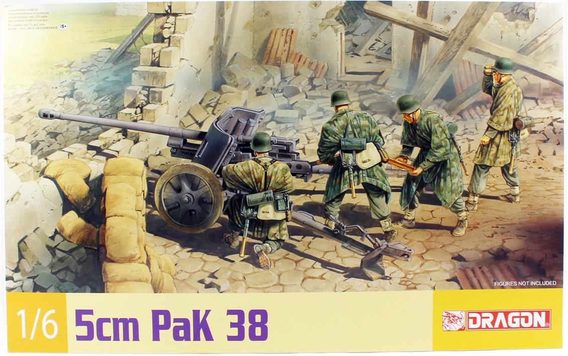 Dragon 75016 1/6 Ölçek, 5cm PaK 38 Topu Plastik Model Kiti