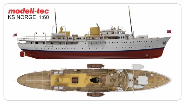 Modell-tec NORGE ” The Ship of King of Norway ” 1/60