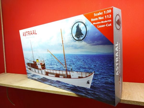 Skipsmodeller–Astraal ” İskandinav Balıkçı Teknesi ” 1/30 R/C Convertable