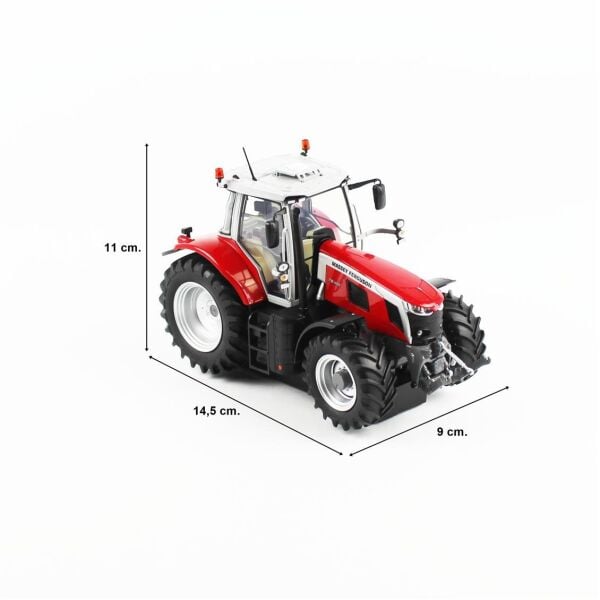 Universal Hobbies UH6412 1/32Ölçek, Massey Ferguson 7S.190 Traktör, Sergilemeye Hazır Tarımsal Makine Modeli