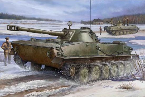 1/35 Russian PT-76 Light Amphibious Tank