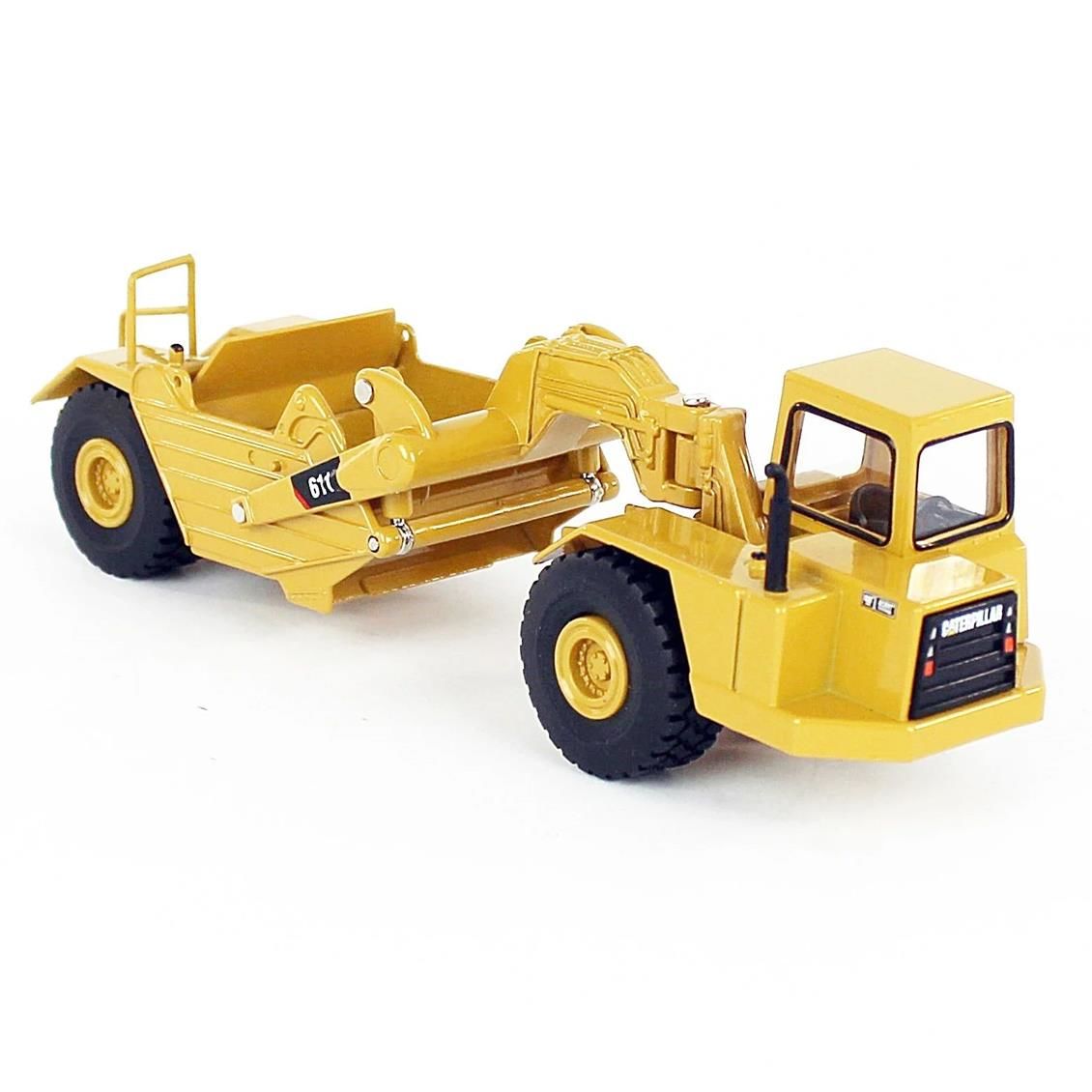 Diecast Masters 85695 1/64 Ölçek, Cat 611 Çekicili Sıyırıcı, Sergilemeye Hazır Metal İş Makinası Modeli