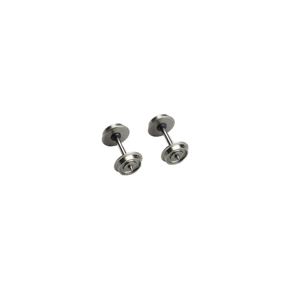 Piko 56052 1/87 Ölçek, 10.3 mm. Tekerlek Seti, Bir Tarafı İzoleli, 2 Set