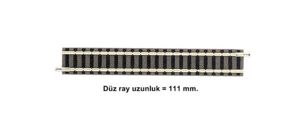 Fleischmann 9101 1/160 Ölçek, N Scale Straight Track, Length 111 Mm.