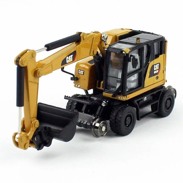 Diecast Masters 85656 1/87 Ölçek, Cat M323F Demiryolu Ekskavatörü, Sergilemeye Hazır Metal İş Makinası Modeli