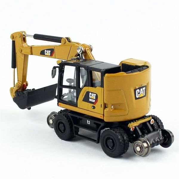 Diecast Masters 85656 1/87 Ölçek, Cat M323F Demiryolu Ekskavatörü, Sergilemeye Hazır Metal İş Makinası Modeli