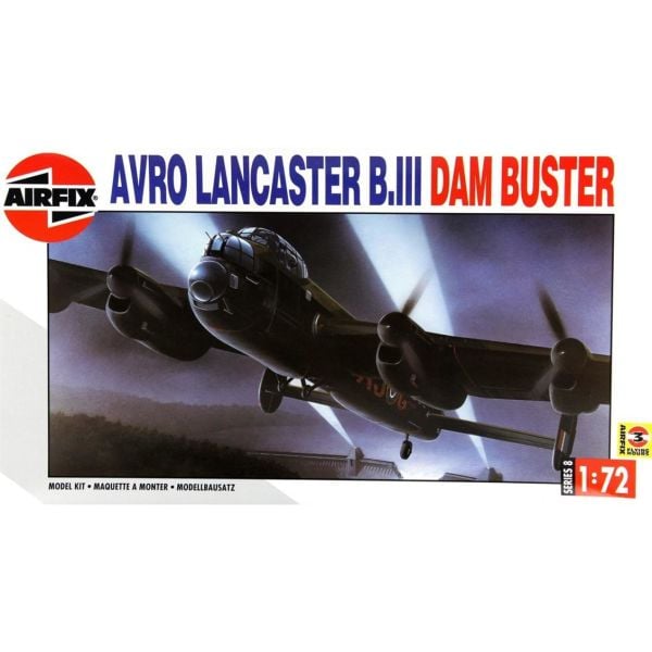 Airfix A08004 1/72 Ölçek, Avro LancesterIII Dam Buster Aket