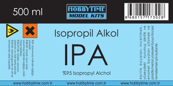 Hobbytime 302 İzopropil Alkol-500 Ml.