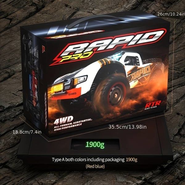 RAPID PRO Fırçasız 4WD Yüksek Hızlı Canavar Kamyon Off Road Araba