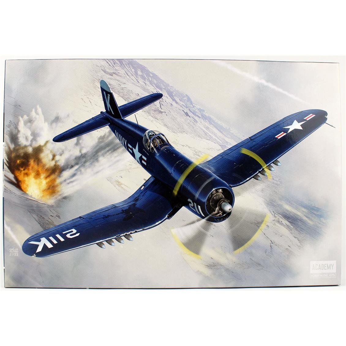 Academy 12353 1/48 Ölçek, Vought F4U-4 Corsair Savaş Uçağı, Plastik Model kiti