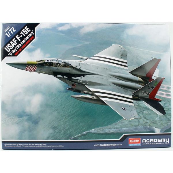 Academy 12568 1/72 Ölçek, USAF F-15E Savaş Uçağı, Plastik Model kiti