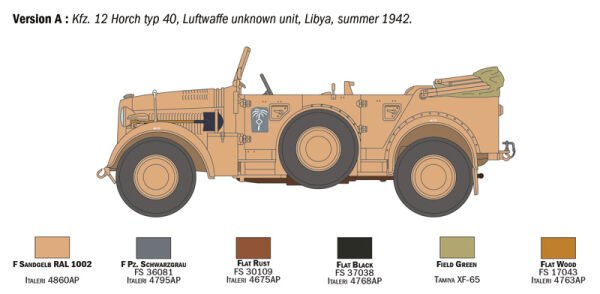 Kfz. 12 Horch 901 typ 40 frühen Ausf.